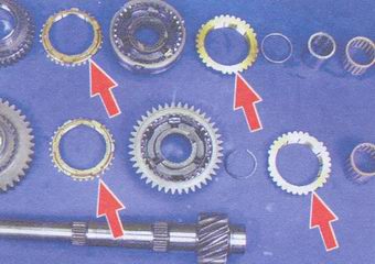 Javítása a másodlagos tengely a sebességváltó egy autó VAZ 2108, VAZ 2109, VAZ 21099
