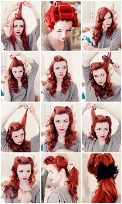 Retro hairstyle «rolls victorie», blog frumusete - sfaturi de profesionisti despre par si par