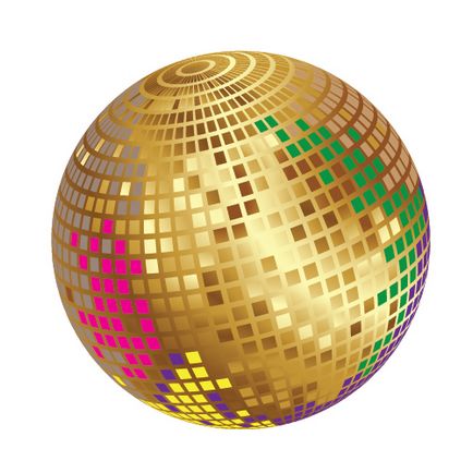 Rajzolj egy disco labdát Adobe Illustrator