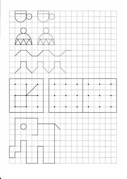 Desenarea pe puncte și pe celule (clase) Desen cu puncte și cu celule