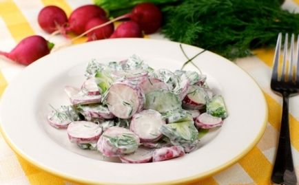Saláta retekkel 15 legjobb receptek fotókkal!