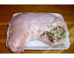 Сальтисон в свинячому шлунку, кулінарний рецепт з фотографіями