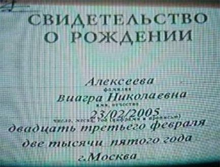 Самі незвичайні імена світу, цікаві факти