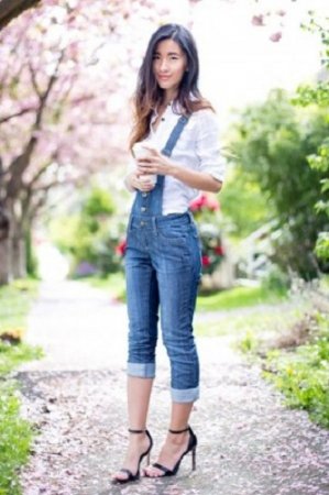 Cu ce ​​să purtați jeans costum în primăvară - fotografie cu exemple