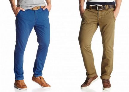 Cu ce ​​sa poarte pantaloni albastri pentru barbati - combinatii la moda pentru admiratori de stil impecabil