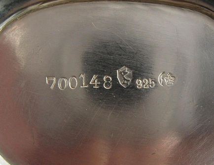 Срібло 925 проби застосування, ціна, клейма, довідник антикваріату - лермонтов