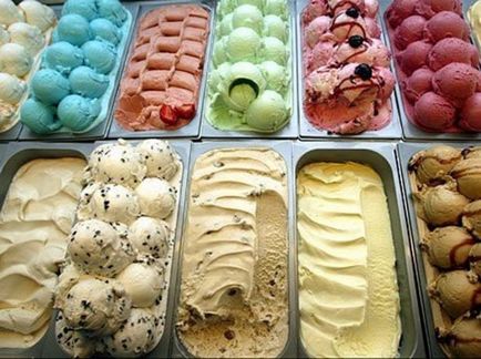 Cât de multe calorii sunt în înghețată cremoasă, ciocolată, este utilă