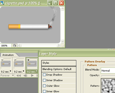 Створюємо анімацію сигарети, знак no smoking в уроці фотошопу - mega obzor