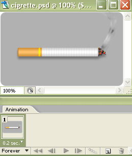 Creați o animație a unei țigări, un semn fără fumat într-un tutorial photoshop - mega obzor