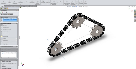 Animáció létrehozása lánc átviteli SolidWorks CAD-Journal