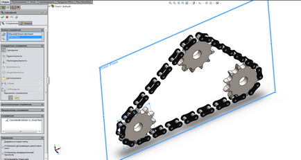 Animáció létrehozása lánc átviteli SolidWorks CAD-Journal