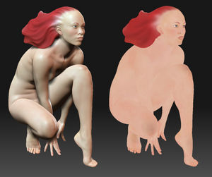 Készítsen egy képet - születés - az ZBrush 3 (születés) Készítsen egy képet - születés - az ZBrush 3