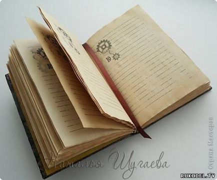 Steampunk notepad, cadou pentru om