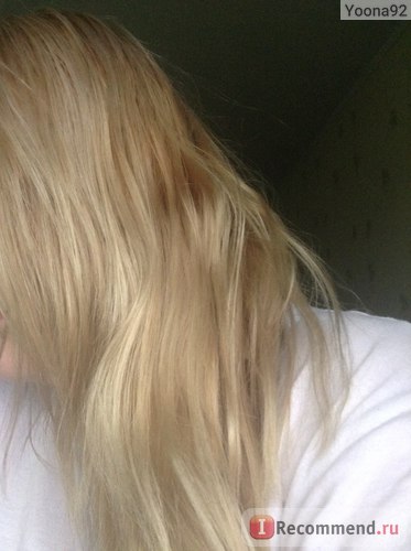 Стійка крем-фарба для волосся кожен день - «- ㅅ - платиновий блондин, хороший стійкий колір, але