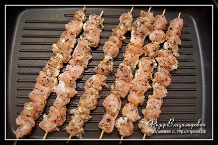 Chicken Souvlaki, rețete de casă