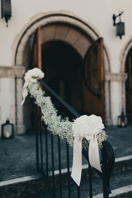 Svadebnoe oformlenie decorare nunta in alb