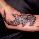 Tattoo pește ciocan valoare, fotografie și cele mai bune schițe