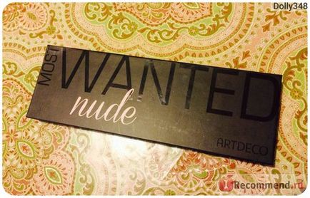 Тіні для повік artdeco most wanted eyeshadow palette - «♥♥♥ розбір нової палетки від