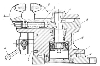 Vice, pneumatic