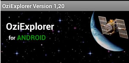 Туристическа Navigator OziExplorer за Android