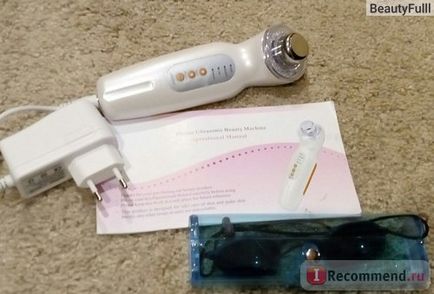 Ультразвуковий апарат aliexpress ultrasonic photon facial massager 3mhz - «недорогий аналог