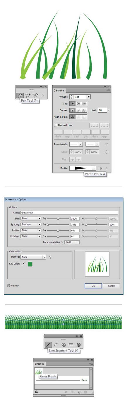 Peisaj calmat în Adobe Illustrator