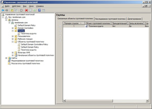 Управління груповими політиками в організації