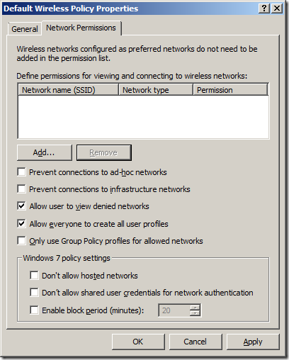 Gestionați rețelele fără fir în Windows 7 cu ajutorul politicilor de grup, ferestre pentru sistem