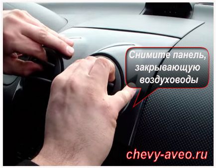 Cutie de mână de instalare - torpedou pe Chevrolet Aveo