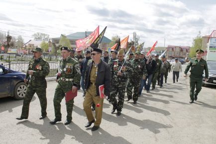 O întâlnire a veteranilor grupului nordic de trupe - un veteran al lui Bashkortostan, a avut loc în cartierul Abzelilov