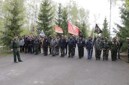 O întâlnire a veteranilor grupului nordic de trupe - un veteran al lui Bashkortostan, a avut loc în cartierul Abzelilov