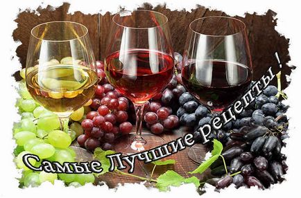 Bor szőlőből otthon - egyszerű recept