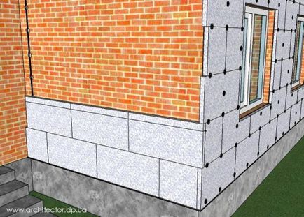 A külső és belső szigetelése betonfalak - meg kell tudni hőszigetelés lakások