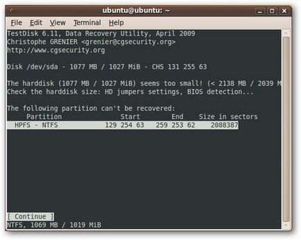 Recuperați datele pierdute și partițiile folosind ubuntu livecd