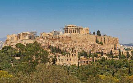 Parthenon templom Athénban, fotó, leírás