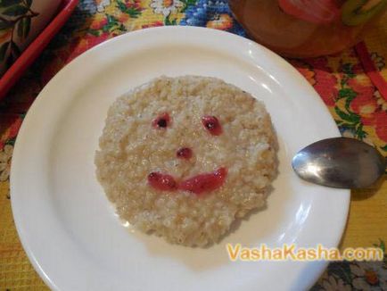 Orz de porridge pentru copii reteta pentru prima mancare