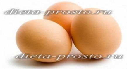Ouă meniu dieta și caracteristici