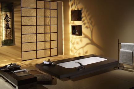 Японська ванна - фото-приклади чарівного стилю