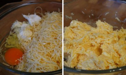 Snack sajt golyók sült recept egy fotó