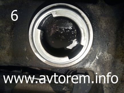 Смяната на маслото на двигателя на колата Елара Chery, Chery форуми, водовъртеж estina - маслен филтър