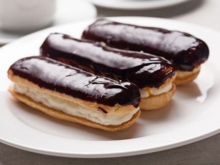 A puding torták vagy eclairs - francia édes móka