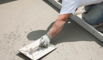 Călcarea betonului pentru ceea ce este necesar
