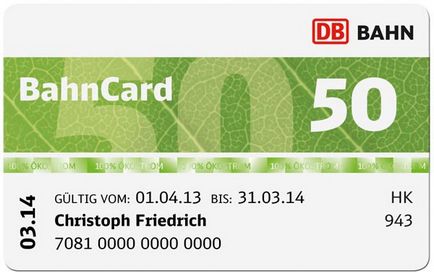 Hărți feroviare cu discount bahncard de la db (deutsche bahn), Germania de la A la Z