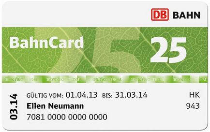 Hărți feroviare cu discount bahncard de la db (deutsche bahn), Germania de la A la Z