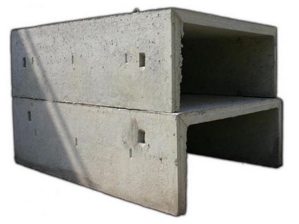 Tavă din beton armat, dimensiuni, fotografie și video (tăvi) Placi de cablu din beton armat, dimensiuni, fotografii și clipuri video