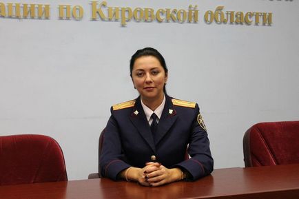 Femeie-criminalist în Kirov Tatyana Buzmakova - orașul Kirov - portal informațional g