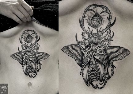 Tatuajul Scarab Beetle este un tatuaj popular din antichitate