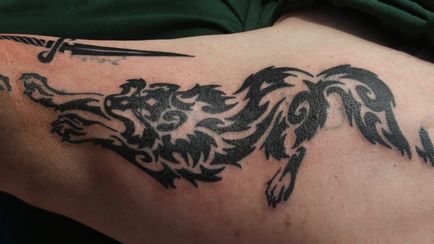 Jelentés Wolf tetoválás