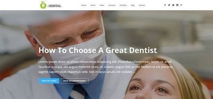 10 Wordpress теми для стоматологічної хірургії, 10 wordpress тема для стоматологічного кабінету