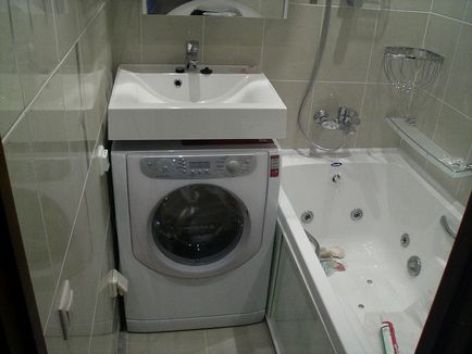 20 Opțiuni pentru introducerea unei mașini de spălat în baie